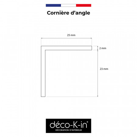 Cornière d'angle 255cm