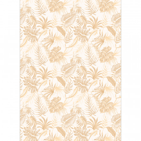 Panneau mural Feuillage beige
