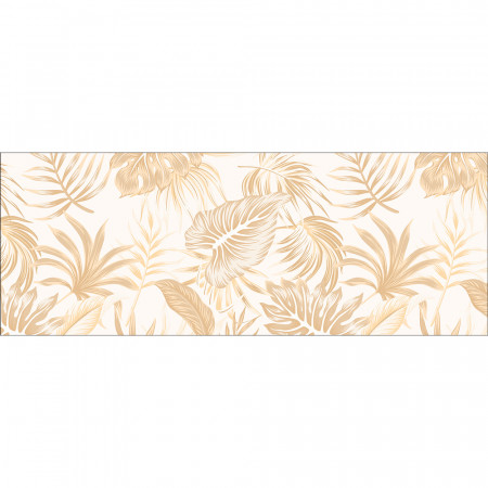 Panneau mural Feuillage beige