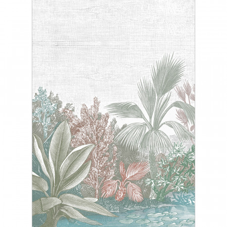 Panneau mural Gravure nature