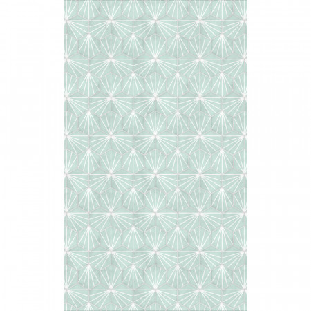 Panneau mural Hexagone vert...