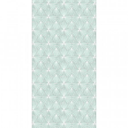 Panneau mural Hexagone vert...