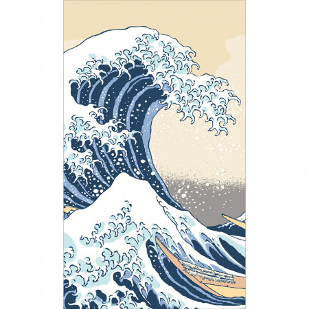 Panneau mural Hokusai