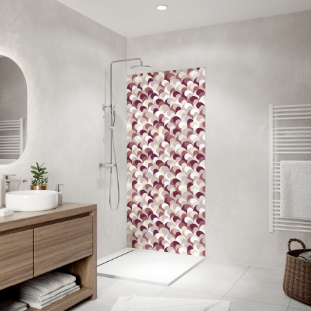 Panneau mural Seventies lilas
