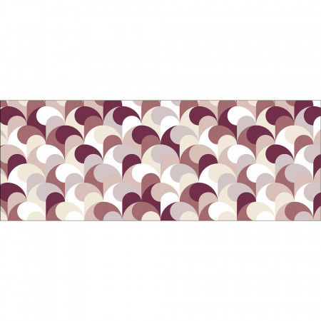 Panneau mural Seventies lilas