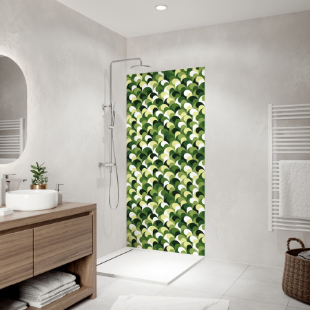 Panneau mural Seventies vert