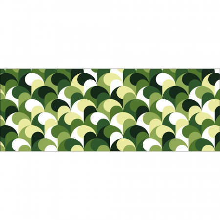 Panneau mural Seventies vert