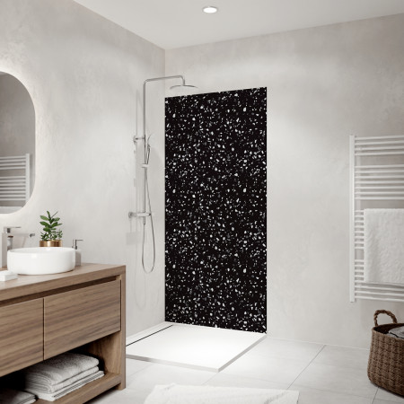Panneau mural Terrazzo oscuro
