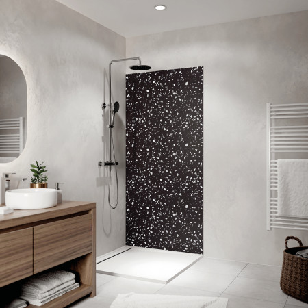 Panneau mural Terrazzo oscuro