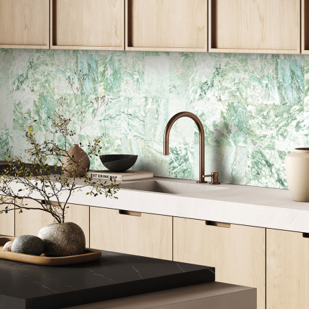 Crédence cuisine Marbre Russe