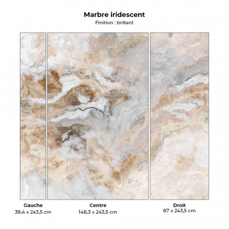 Lot de 3 panneaux muraux...