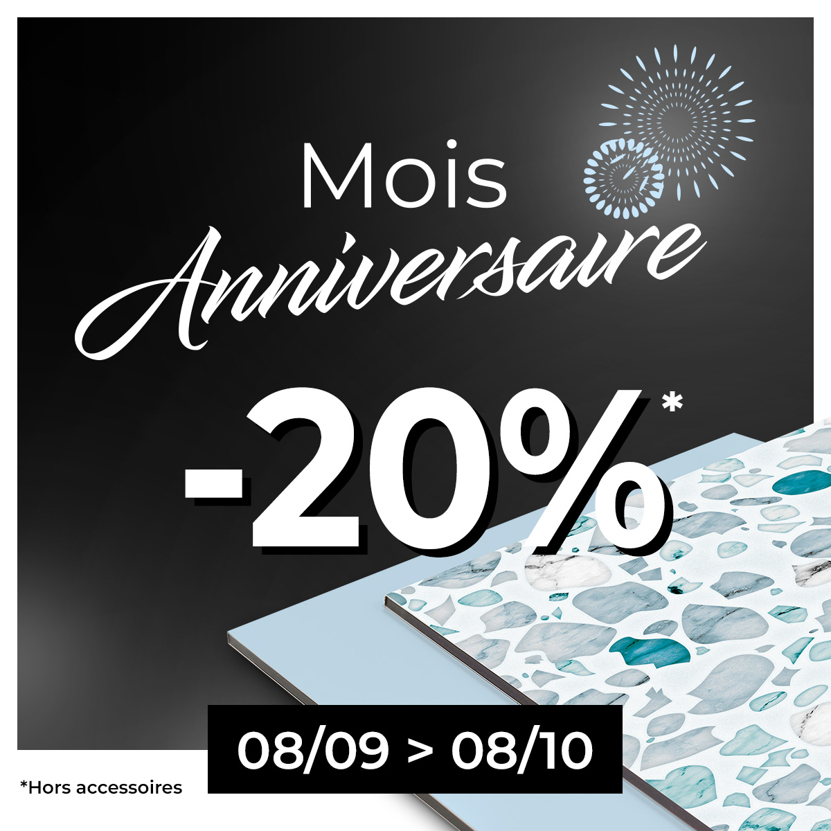 C'est le mois anniversaire deco-K-in ! 🥳
Trouvez le visuel idéal pour rénover votre salle de bain sans engager de gros travaux et à prix réduit !
Profitez de -20% sur tous les panneaux muraux et de -15% sur le sur mesure ! 🎁
Rendez-vous sur notre site, les liens sont dans la bio ⬆️
