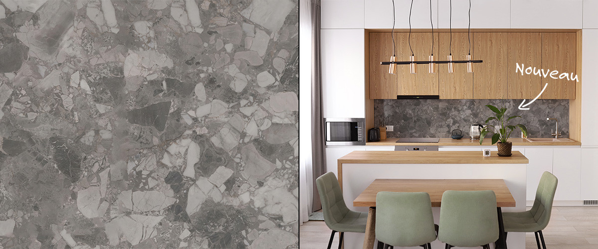 Panneau Mural De Cuisine En Verre Trempé - Splashback Décoratif - Modèle F-B-0282-aq-e - Murando - Neuf